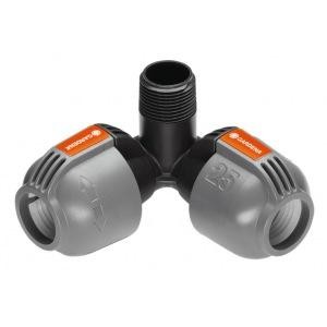 Соединитель L-образный 25 мм x 3/4&quot;-наружная резьба GARDENA купить в Надыме