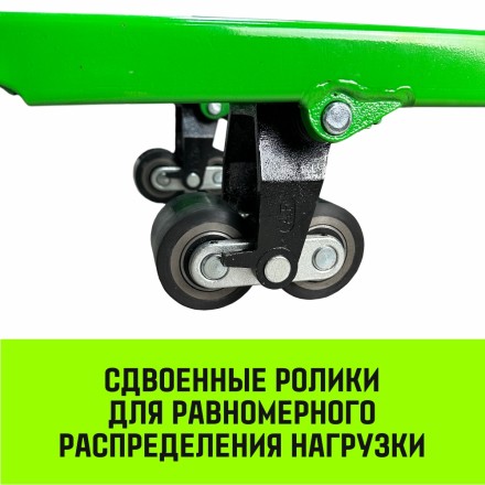 Тележка гидравлическая ручная HITCH REGULAR 2000KG 1150*550мм (полиуретановые ролики) купить в Надыме