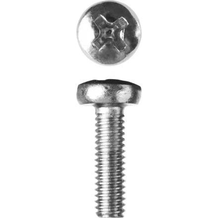 Винт ЗУБР "МАСТЕР" DIN 7985, класс прочности 4.8, оцинкованный, M4x10мм, 5кг 303150-04-010 купить в Надыме