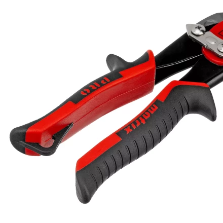 Ножницы по металлу Matrix, 250 мм, левый рез, сталь CRMO, двухкомпонентные рукоятки, PRO 78326 купить в Надыме