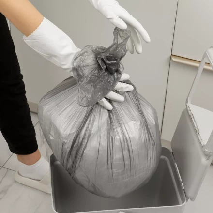 Пакеты для мусора 60 л x 50 шт. серые, Home Palisad 927125 купить в Надыме