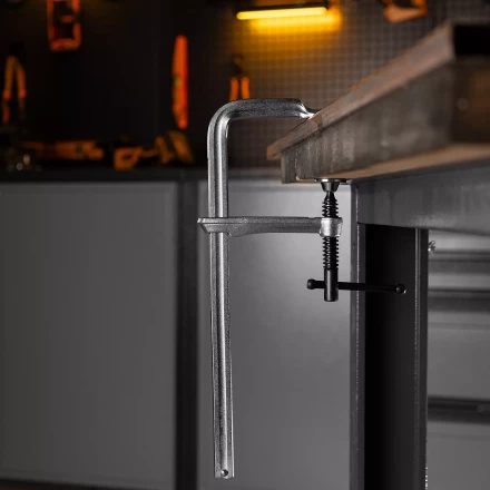 Струбцина F-образная Denzel 20477, 120x300мм, кованая купить в Надыме