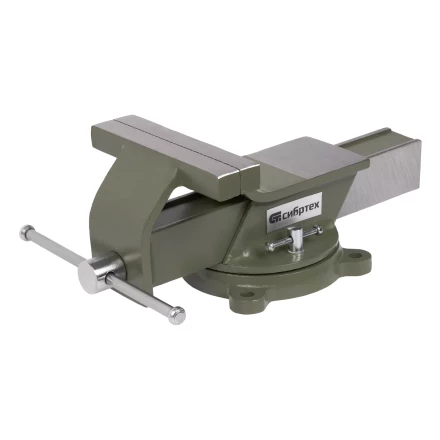 Тиски слесарные Сибртех 18620, 150 мм, стальные, поворотные купить в Надыме