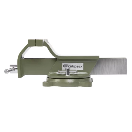 Тиски слесарные Сибртех 18620, 150 мм, стальные, поворотные купить в Надыме