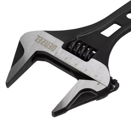 Ключ разводной 185 мм Denzel 15754, CrV, кованый, укороченная рукоятка купить в Надыме