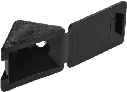 Уголок мебельный ЗУБР с шурупом, цвет черный, 4,0x15мм, ТФ6, 4шт 4-308256-7 купить в Надыме