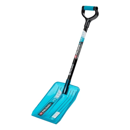 Лопата для уборки снега Palisad 61799, поликарбонат, 260х310х870 мм, стальной черенок, LUXE купить в Надыме