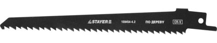 Полотно STAYER &quot;PROFI&quot; S644D для сабел эл. ножовки Cr-V,быстр,чистый,прям и фигур рез по дереву,фанере,ДСП,пластику 159454-4.2 купить в Надыме