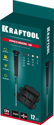Набор Precision-12: отвертки для точных работ. 25689 купить в Надыме