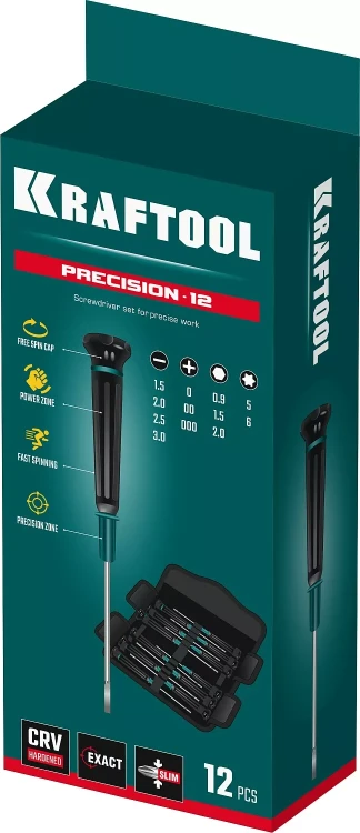 Набор Precision-12: отвертки для точных работ. 25689 купить в Надыме