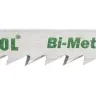 Полотна KRAFTOOL, T144DF, для эл/лобзика, Bi-Metall, по дереву, фанере, быстрый рез, EU-хвост., шаг 4мм, 75мм, 2шт 159520-4 купить в Надыме