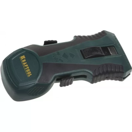 Скребок "Safety" 2 в 1, KRAFTOOL 08543, двухкомпонентный корпус, тип лезвия H01, пластиковое лезвие в комплекте 8543 купить в Надыме