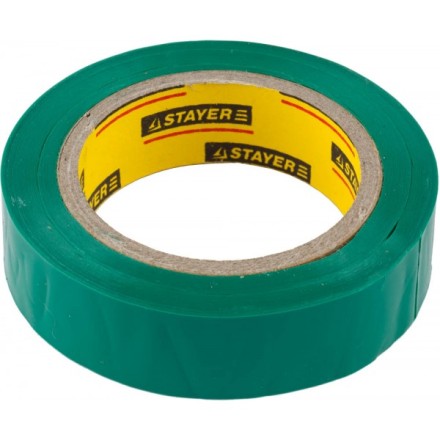 Изолента, STAYER Master 12291-G-15-10, ПВХ, 5000 В, 15мм х 10м, зеленая 12291-G-15-10 купить в Надыме