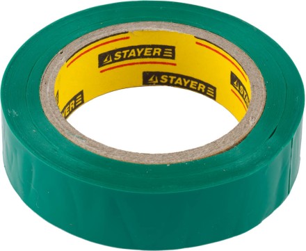 Изолента, STAYER Master 12291-G-15-10, ПВХ, 5000 В, 15мм х 10м, зеленая 12291-G-15-10 купить в Надыме