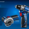 ЗУБР КОМПАКТ #5, набор: дрель-шуруповерт + мини УШМ, BRUSHLESS, 12 В, 45 Н·м, 2 АКБ тип Т7 (4 и 2 А·ч), кейс, Профессионал (DB-121-42AB) купить в Надыме