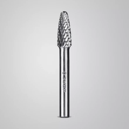 Зубр Твердосплавная борфреза F - парабола с закругленным углом, 8 х 20 мм, радиус 2.0 мм (28805-8-20) купить в Надыме