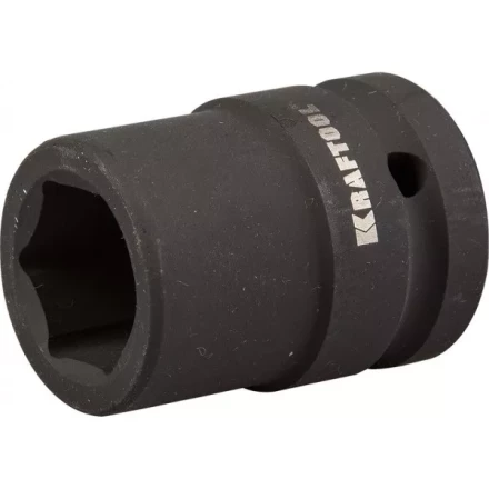 Торцовая головка KRAFTOOL "INDUSTRIE QUALITAT" ударная (3/4"), FLANK, Cr-Mo, фосфатированная, 22 мм 27945-22_z01 купить в Надыме