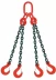 Строп цепной четырехветвевой 4СЦ 1 т L=5 м 8 кл с ОВ 11.2т купить в Надыме