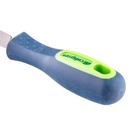 Напильник 300 мм трехгранный двухкомпонентная рукоятка №2 Сибртех 16031 купить в Надыме