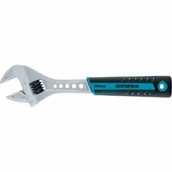 Ключ разводной, 200 мм,CrV, двухкомпонентная ручка  GROSS 15561 купить в Надыме