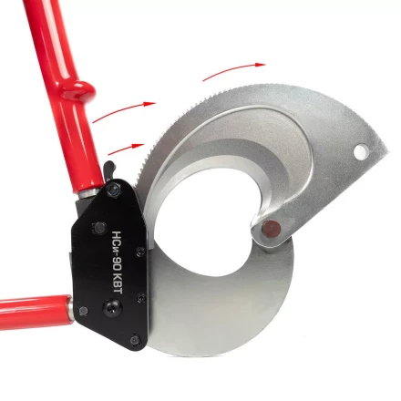 Секторные ножницы диэлектрические КВТ НСи-90 для резки бронированных кабелей до 90 мм (101939) купить в Надыме