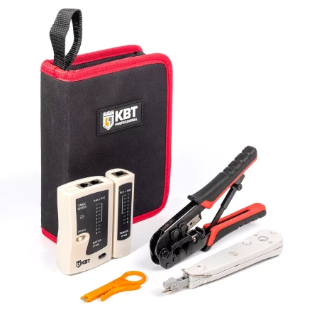 Набор КВТ LAN-4 для работ с сетевым кабелем (85935) купить в Надыме