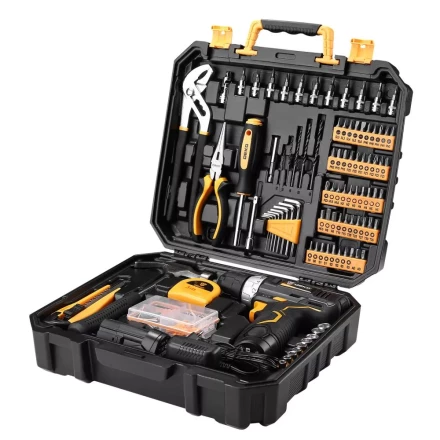 Дрель аккумуляторная DEKO GCD12DU3, 063-4134 + набор 195 инструментов купить в Надыме