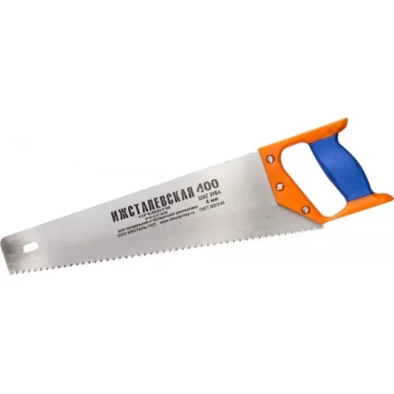 Ножовка "ИЖ" "ПРЕМИУМ" по дереву с двухкомпонентной пластиковой рукояткой, шаг 4мм, 400мм 1520-40-04_z01 купить в Надыме