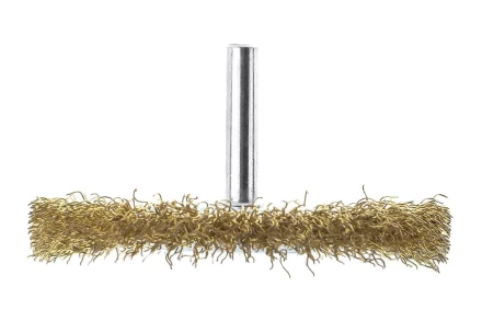 Кордщетка HAMMER плоская 75мм для дрели гофрированная латунированная сталь (207-207) купить в Надыме