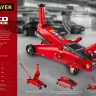 Домкрат гидравлический подкатной "RED FORCE", для внедорожников, 3т, 155-545мм, STAYER 43157-3 43157-3 купить в Надыме