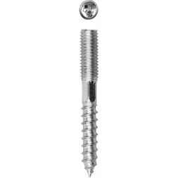 ЗУБР. Шпилька сантехническая, шестигранник, Torx 25, оцинкованная, М8x80мм, 4шт 37870-08-080-4