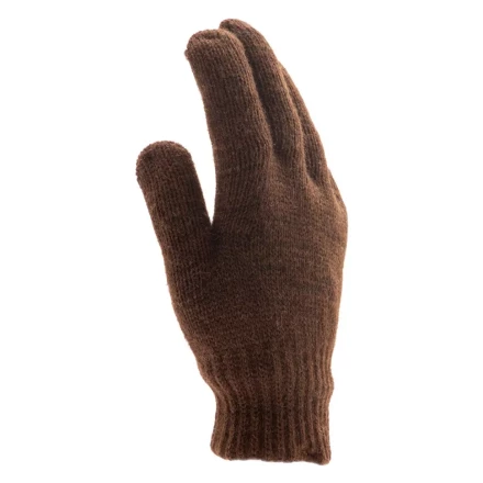 Перчатки трикотажные, двойные, верблюжья и овечья шерсть, ПВХ покрытие, Россия, Сибртех 68635 купить в Надыме