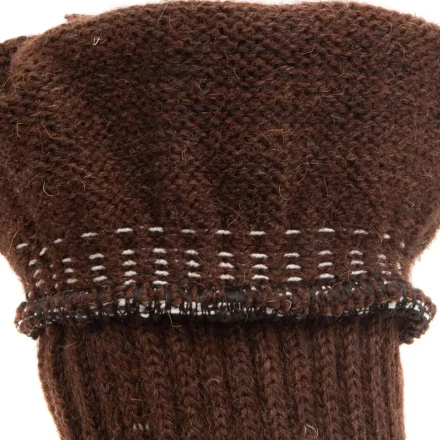 Перчатки трикотажные, двойные, верблюжья и овечья шерсть, ПВХ покрытие, Россия, Сибртех 68635 купить в Надыме