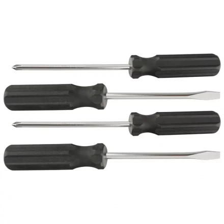 Набор отверток 4шт(SL5x100,6x100 PH1x100,2x100) углеродистая сталь пластиковая  рукоятка  SPARTA 13220 купить в Надыме