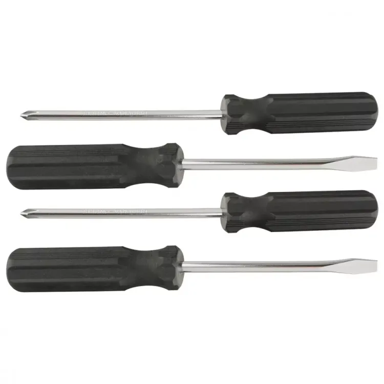 Набор отверток 4шт(SL5x100,6x100 PH1x100,2x100) углеродистая сталь пластиковая  рукоятка  SPARTA 13220 купить в Надыме