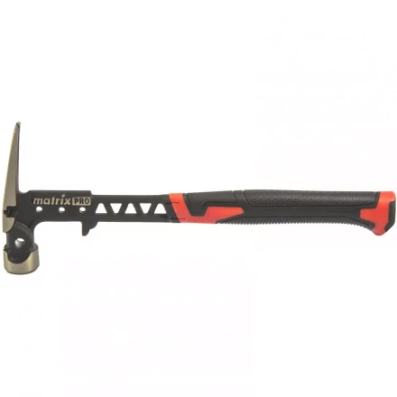 Молоток строительный 450 г цельнокованый боек с магнитом MATRIX 10467 купить в Надыме