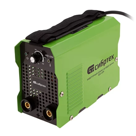 Инверторный аппарат дуговой сварки ИДС-220K, 220 А, ПВ 80%, диаметр электрода 1,6-5 мм Сибртех 94395 купить в Надыме