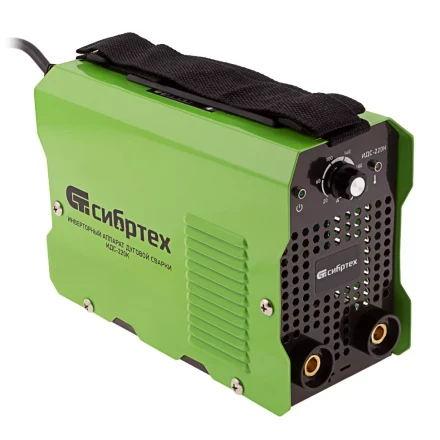 Инверторный аппарат дуговой сварки ИДС-220K, 220 А, ПВ 80%, диаметр электрода 1,6-5 мм Сибртех 94395 купить в Надыме