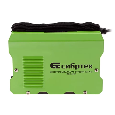 Инверторный аппарат дуговой сварки ИДС-220K, 220 А, ПВ 80%, диаметр электрода 1,6-5 мм Сибртех 94395 купить в Надыме