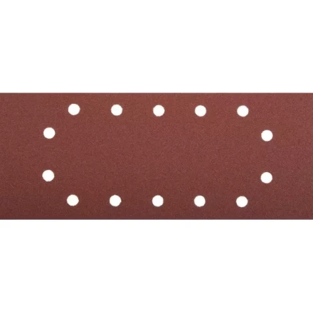 Лист шлифовальный ЗУБР "МАСТЕР", 14 отверстий, для ПШМ на зажимах, Р80, 115х280мм, 5шт 35594-080 купить в Надыме