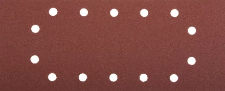 Лист шлифовальный ЗУБР "МАСТЕР", 14 отверстий, для ПШМ на зажимах, Р80, 115х280мм, 5шт 35594-080 купить в Надыме