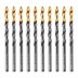 Сверло по металлу, 4,8 мм, HSS-Tin, Golden Tip, 10 шт. Denzel 717212 купить в Надыме