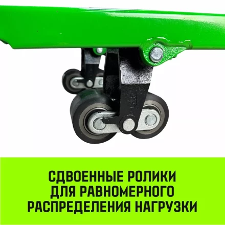 Тележка гидравлическая ручная HITCH REGULAR 2500KG 1150*550мм (полиуретановые ролики) купить в Надыме