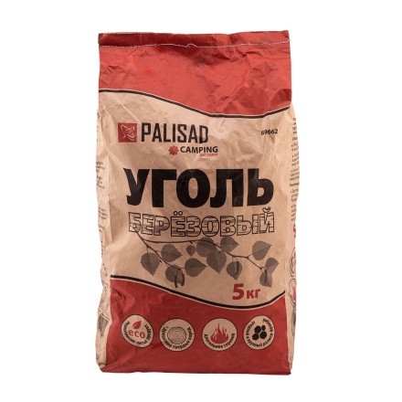Уголь берёзовый, 5 кг Россия Camping Palisad 69662 купить в Надыме