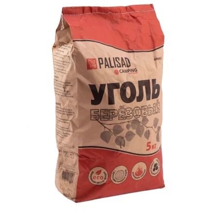 Уголь берёзовый, 5 кг Россия Camping Palisad 69662 купить в Надыме