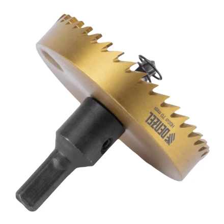 Коронка по металлу HSS, 70 мм, нитридтитановое покрытие Denzel 724123 купить в Надыме