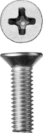 Винт ЗУБР "МАСТЕР" DIN 965, класс прочности 4.8, оцинкованный, M6x20мм, 5кг 303110-06-020 купить в Надыме