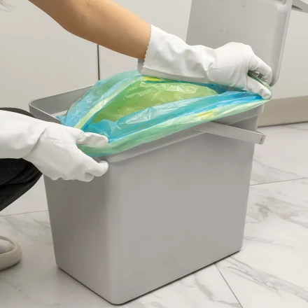 Пакеты для мусора с завязками 35 л x 15 шт. синие, Home Palisad 927155 купить в Надыме