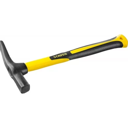 Молоток-кирочка КАМЕНЩИКА Fiberglass 600г с фиберглассовой рукояткой, STAYER Professional 20161 20161 купить в Надыме