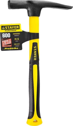 Молоток-кирочка КАМЕНЩИКА Fiberglass 600г с фиберглассовой рукояткой, STAYER Professional 20161 20161 купить в Надыме